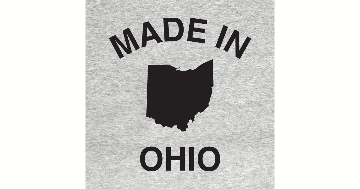 Made in Ohio Ohio Sticker TeePublic